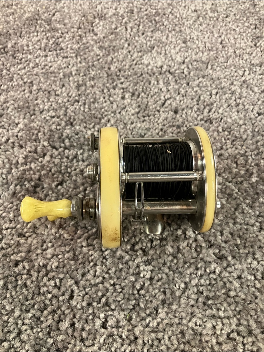 Vintage Shakespeare President Fishing Reel N0. 1970 Stainless Steel Model GD